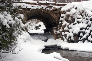 Silver Creek Bridge in Winter
