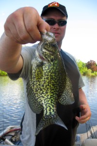Darrell with crappie